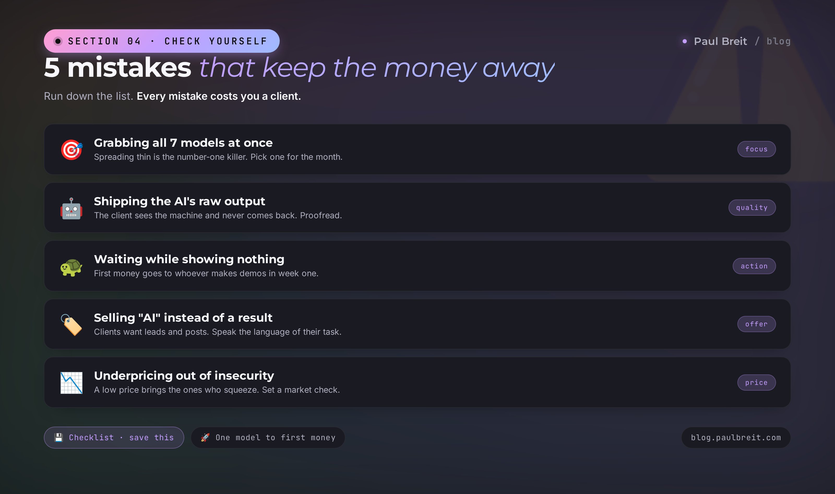 5 beginner mistakes in making money with AI and how to avoid them