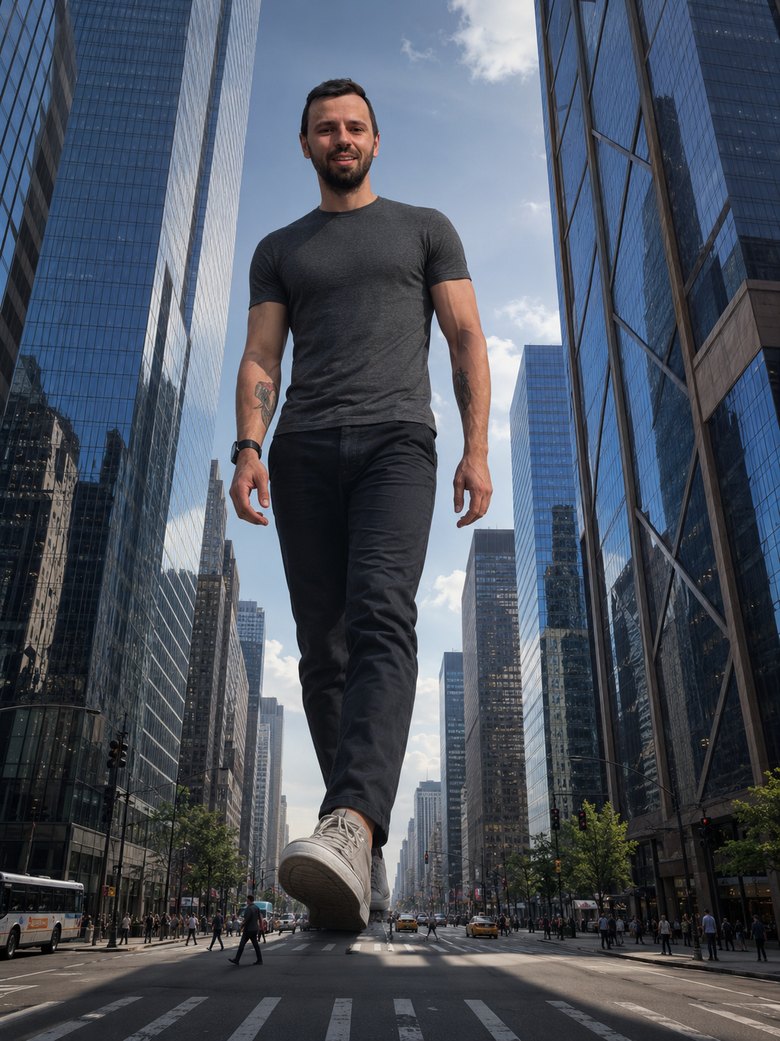 ChatGPT result: Giant in the City
